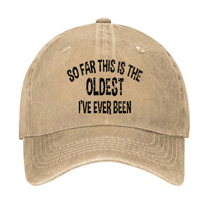 Dies ist die älteste verstellbare Baseballkappe