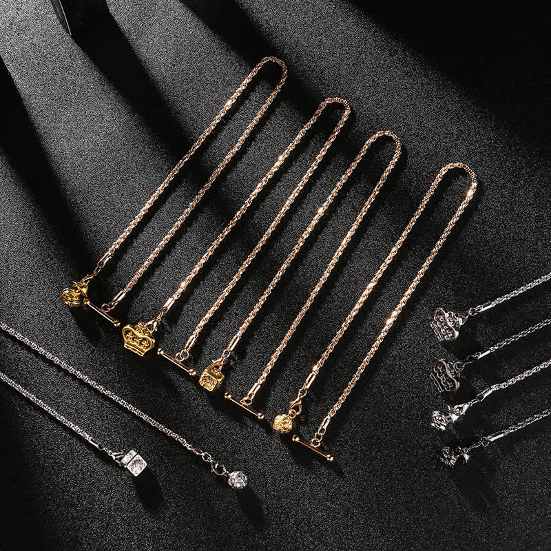 Herrenhemd Smoking Stud Revers Kette Anzug Brosche mit hängender Kette