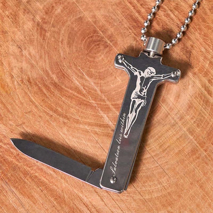 Poker Ace DIY Verstecktes Messer Gürtelschnalle Black Ice Feuerzeug Bundle Set