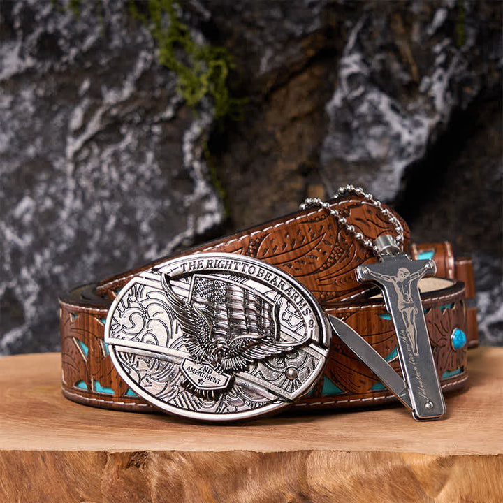 Poker Ace DIY Verstecktes Messer Gürtelschnalle Black Ice Feuerzeug Bundle Set