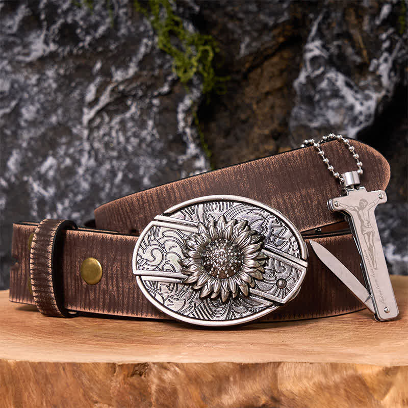 Poker Ace DIY Verstecktes Messer Gürtelschnalle Black Ice Feuerzeug Bundle Set