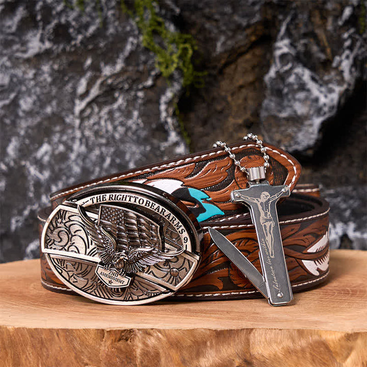 Poker Ace DIY Verstecktes Messer Gürtelschnalle Black Ice Feuerzeug Bundle Set