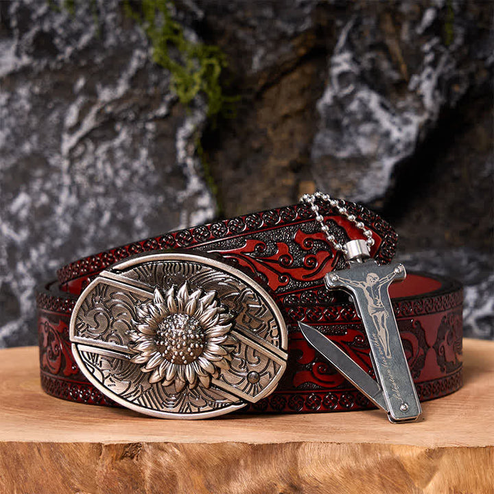 Poker Ace DIY Verstecktes Messer Gürtelschnalle Black Ice Feuerzeug Bundle Set