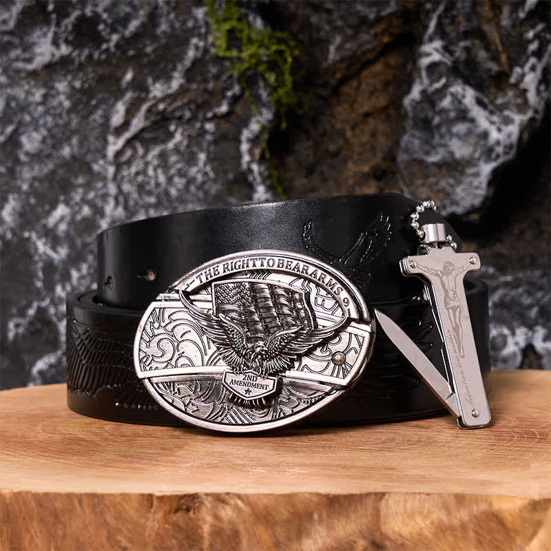 Poker Ace DIY Verstecktes Messer Gürtelschnalle Black Ice Feuerzeug Bundle Set