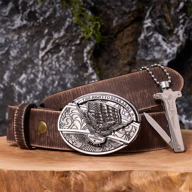 Poker Ace DIY Verstecktes Messer Gürtelschnalle Black Ice Feuerzeug Bundle Set