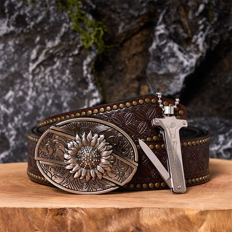 Poker Ace DIY Verstecktes Messer Gürtelschnalle Black Ice Feuerzeug Bundle Set