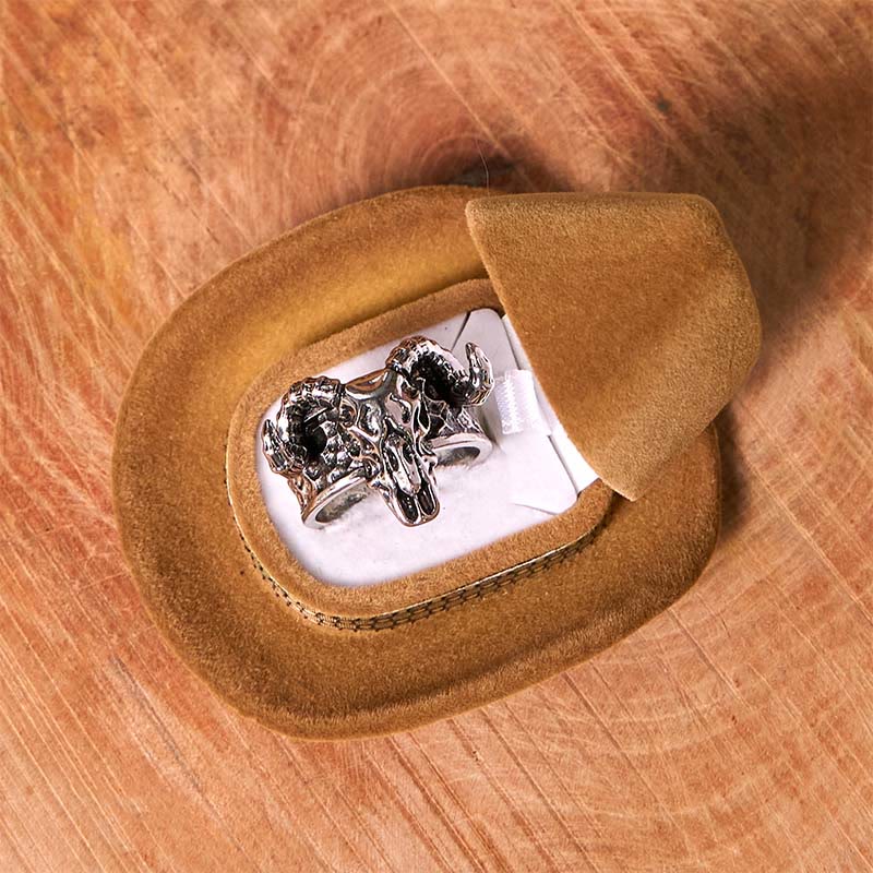 Hirschflagge DIY versteckte Messer Gürtelschnalle mit Geisterziegenring Bundle Set