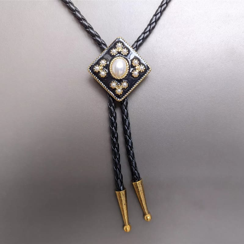 Western Cowboy Perlenkreuz Bolo Tie Hochzeitsgeschenk