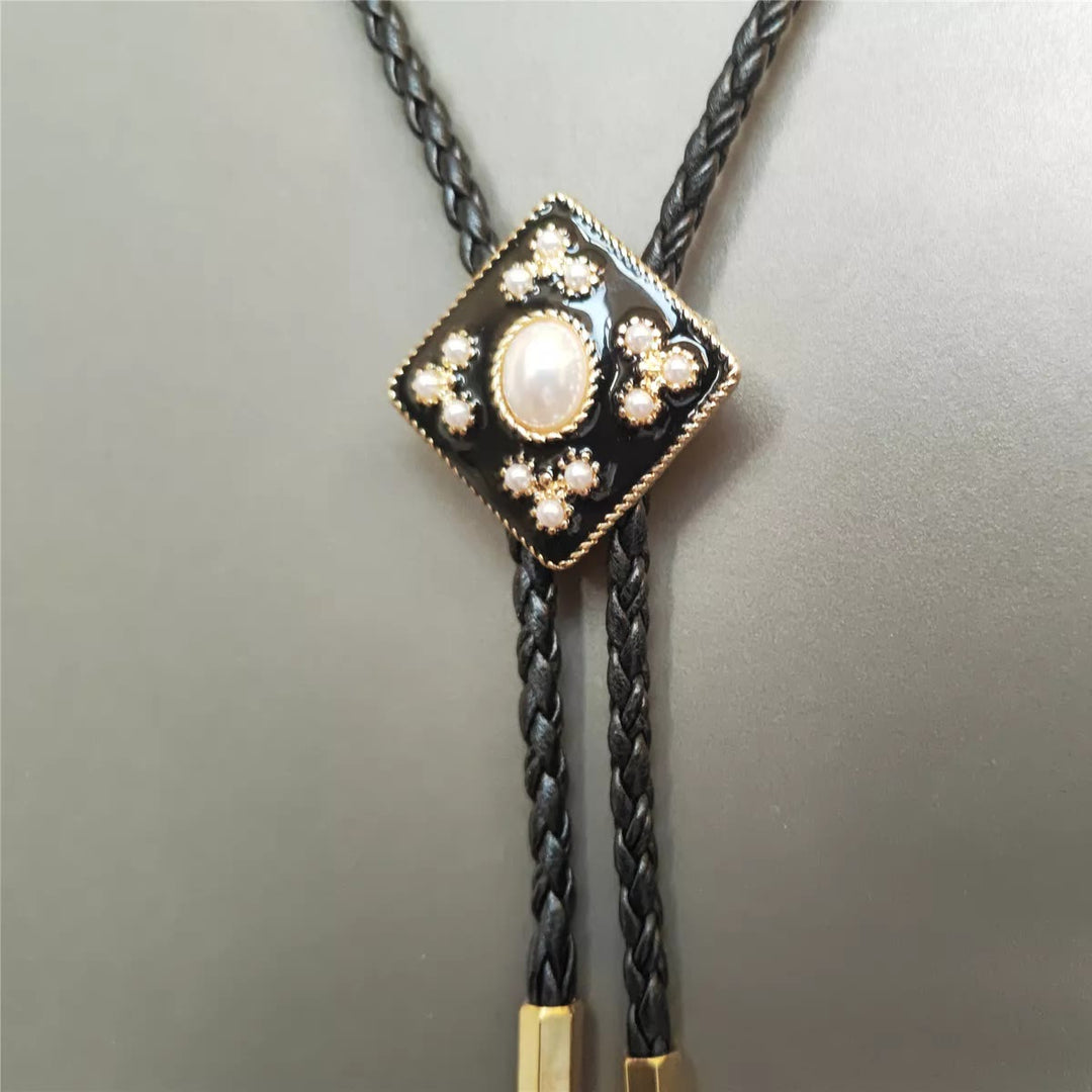 Western Cowboy Perlenkreuz Bolo Tie Hochzeitsgeschenk