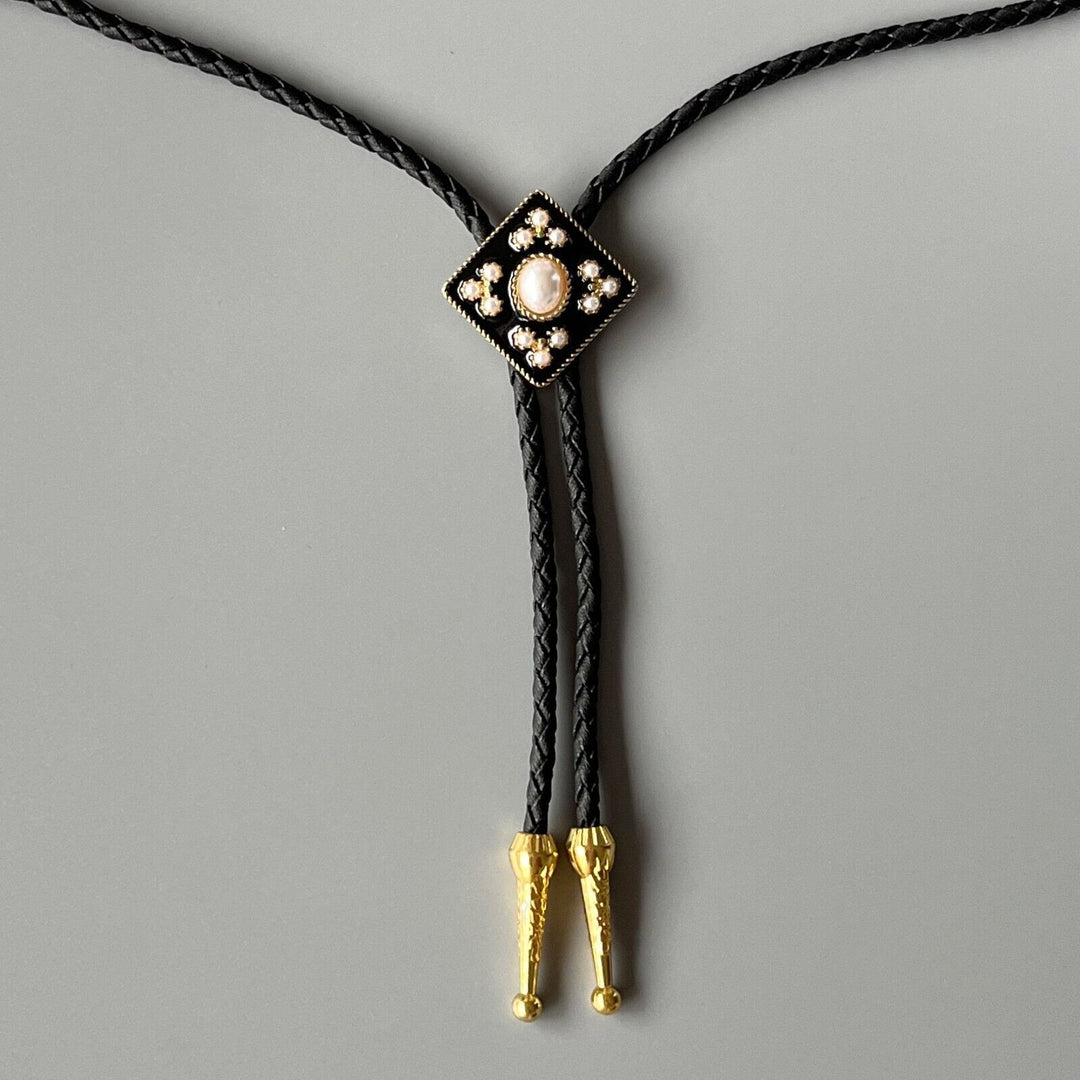 Western Cowboy Perlenkreuz Bolo Tie Hochzeitsgeschenk