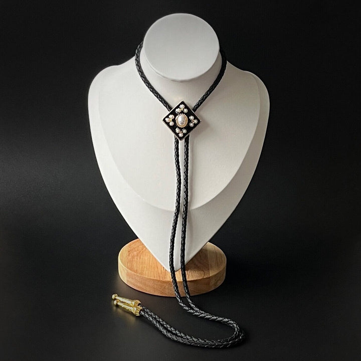 Western Cowboy Perlenkreuz Bolo Tie Hochzeitsgeschenk