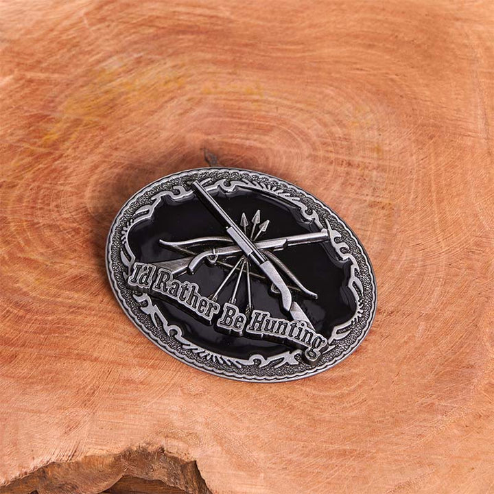 Ich würde lieber auf die Jagd gehen. DIY-Schnalle aus Leder