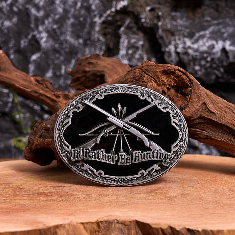 Ich würde lieber auf die Jagd gehen. DIY-Schnalle aus Leder