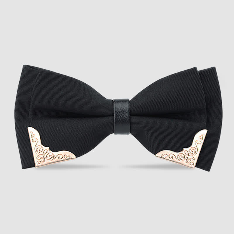 Herren klassische Metall Gold Fliege