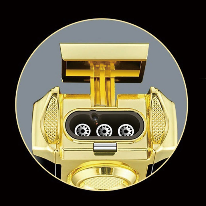 3-in-1-Feuerzeug mit drei Brennern und integriertem Zigarrenschneider