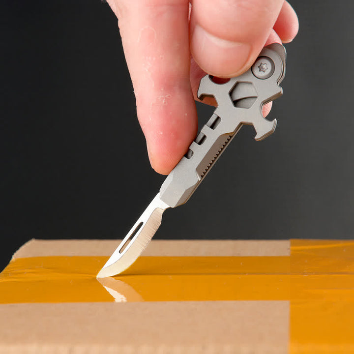 Cross Multifunktionaler Titan Mini-Klappmesser-Schlüsselanhänger