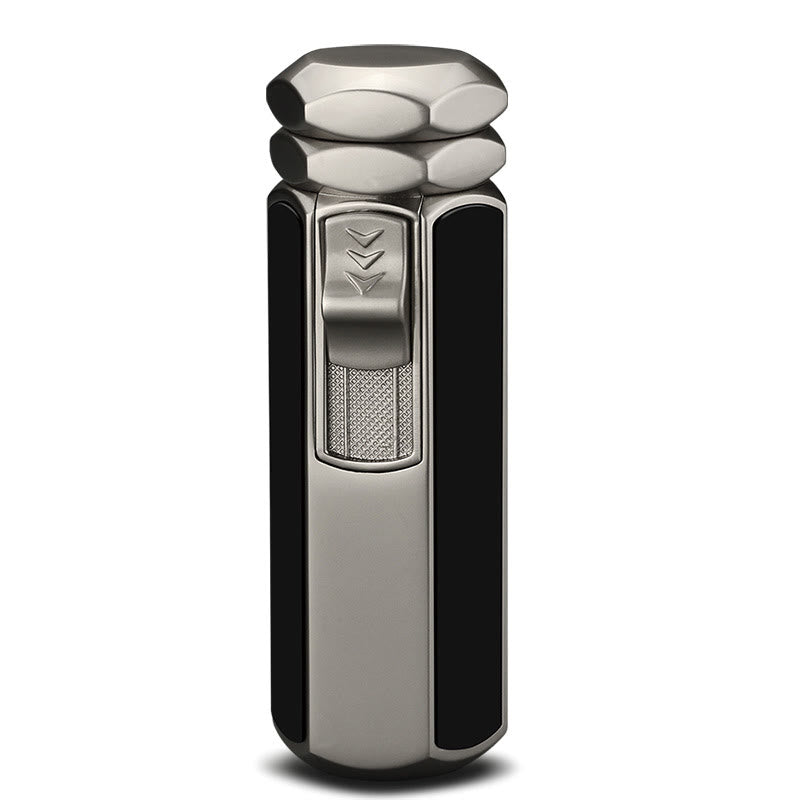 Quad Flame Feuerzeug, nachfüllbar, Butan, vier Brenner