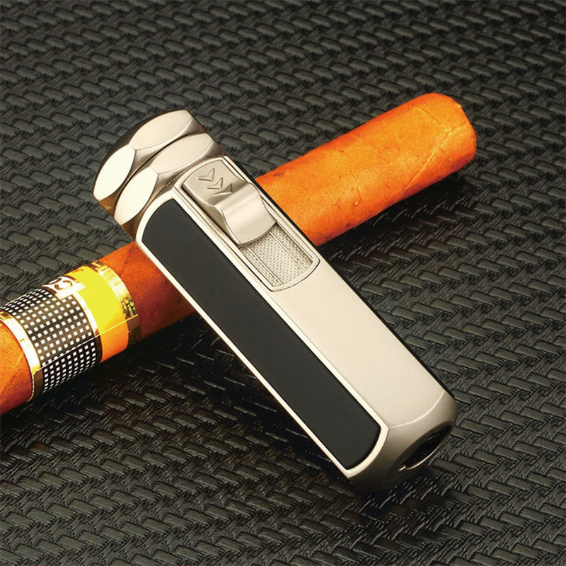 Quad Flame Feuerzeug, nachfüllbar, Butan, vier Brenner