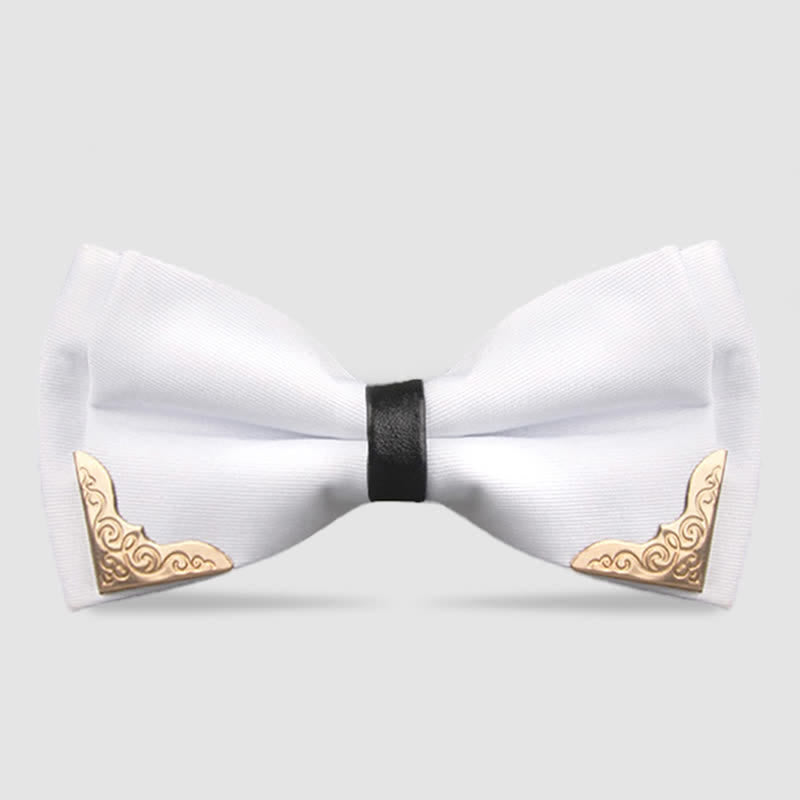 Herren klassische Metall Gold Fliege