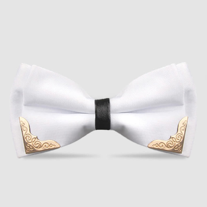 Herren klassische Metall Gold Fliege