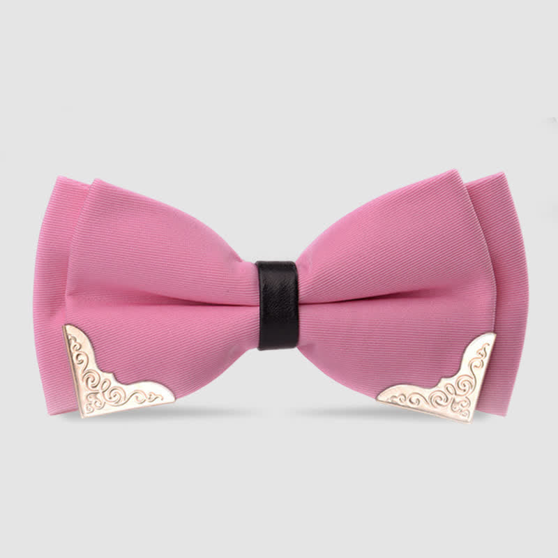 Herren klassische Metall Gold Fliege