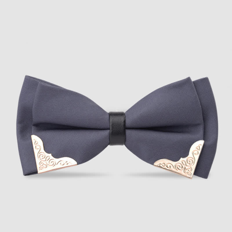 Herren klassische Metall Gold Fliege