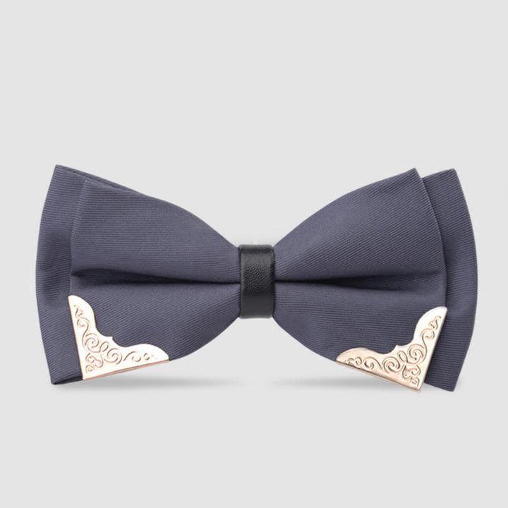 Herren klassische Metall Gold Fliege