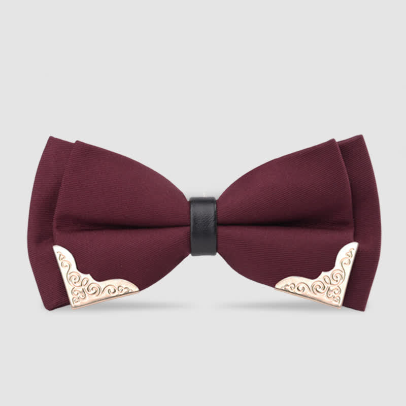 Herren klassische Metall Gold Fliege