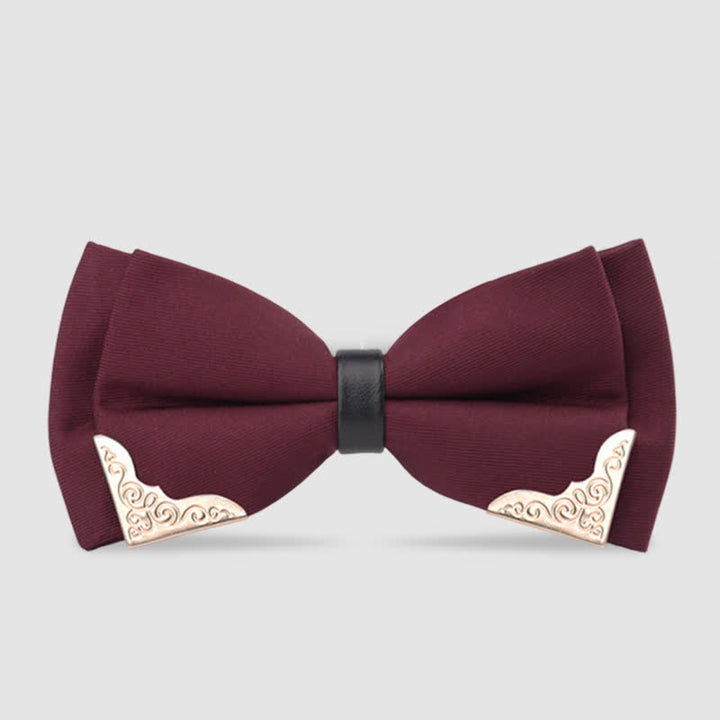 Herren klassische Metall Gold Fliege