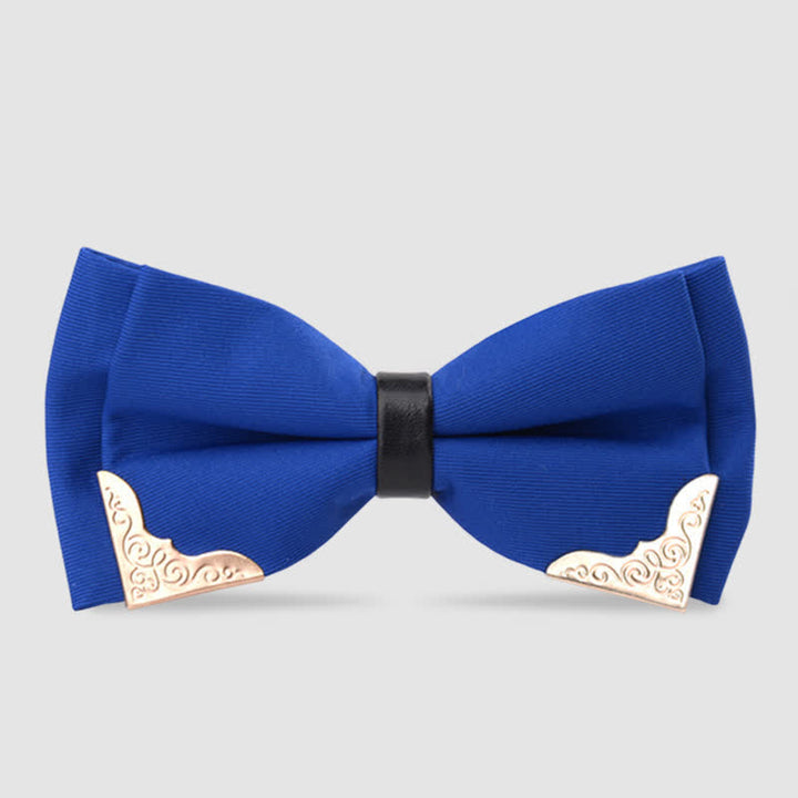 Herren klassische Metall Gold Fliege