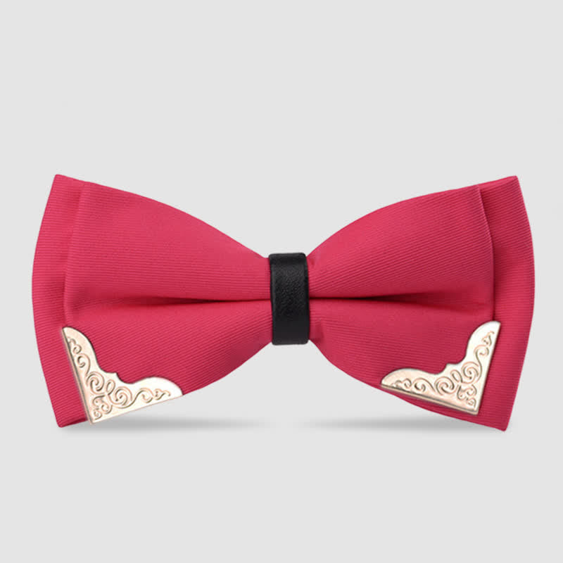 Herren klassische Metall Gold Fliege