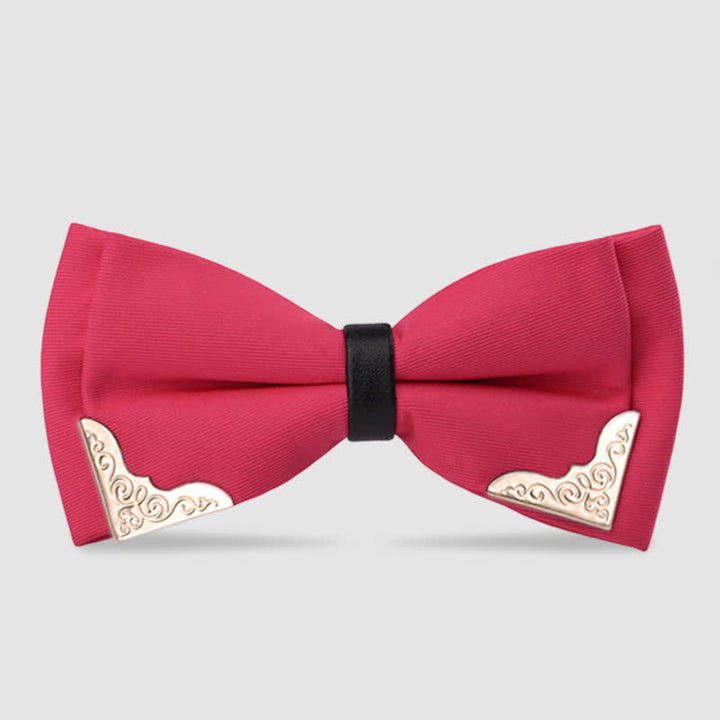 Herren klassische Metall Gold Fliege