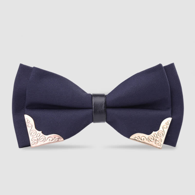 Herren klassische Metall Gold Fliege