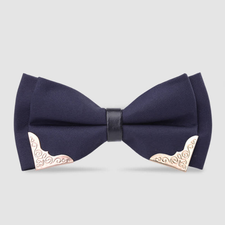 Herren klassische Metall Gold Fliege