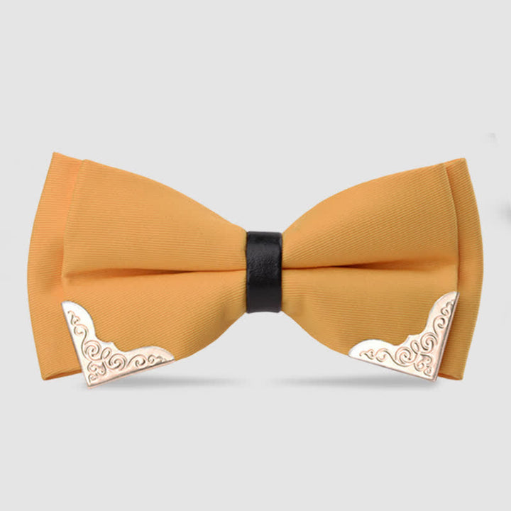 Herren klassische Metall Gold Fliege