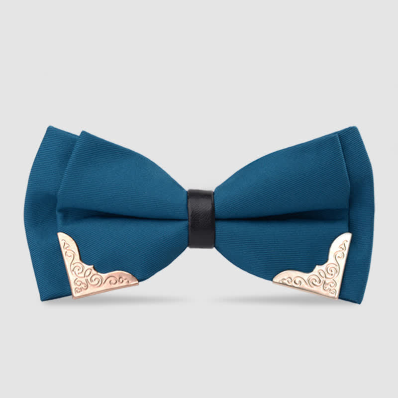 Herren klassische Metall Gold Fliege