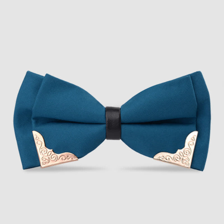 Herren klassische Metall Gold Fliege