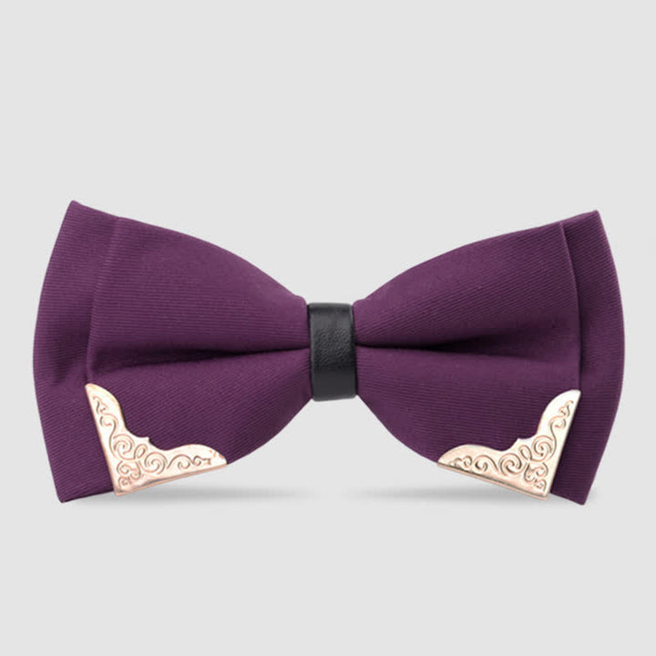 Herren klassische Metall Gold Fliege