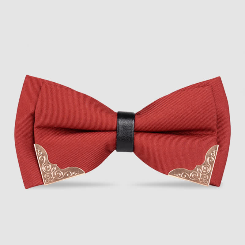 Herren klassische Metall Gold Fliege