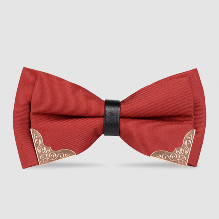 Herren klassische Metall Gold Fliege