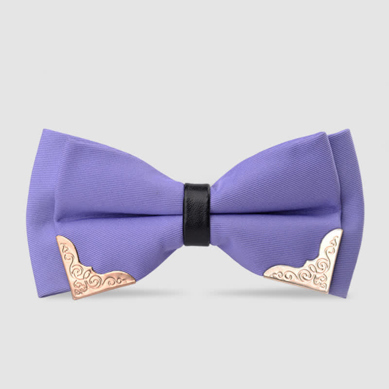 Herren klassische Metall Gold Fliege