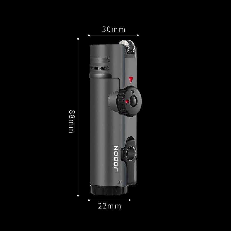 Vierflammenfeuerzeug mit Zigarrenlocher, Vierbrennerfeuerzeug