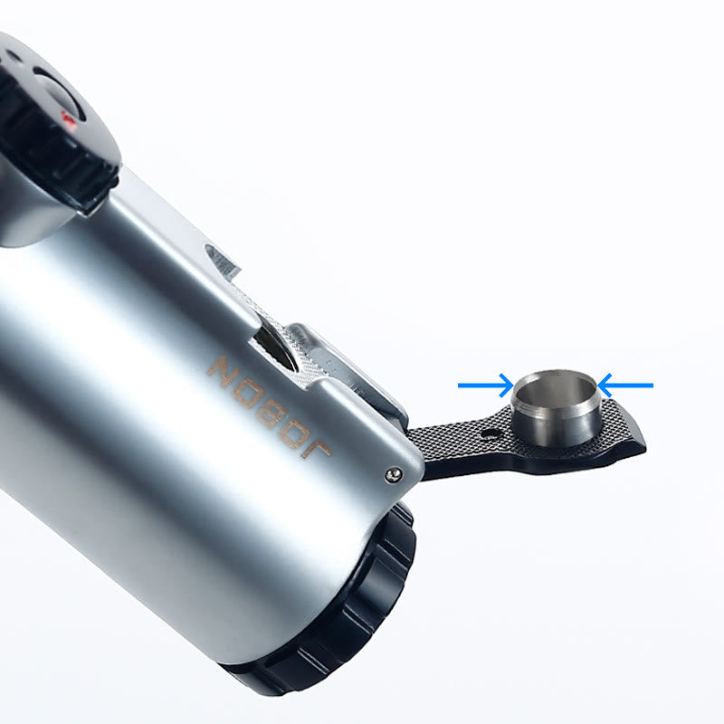 Vierflammenfeuerzeug mit Zigarrenlocher, Vierbrennerfeuerzeug