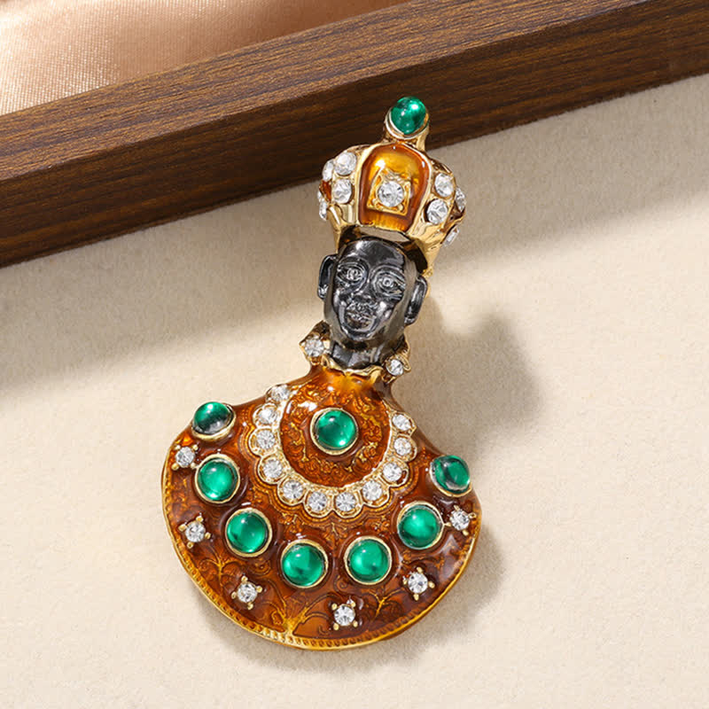 Unisex Mittelalter Große Ungewöhnliche Genie Kostüm Brosche