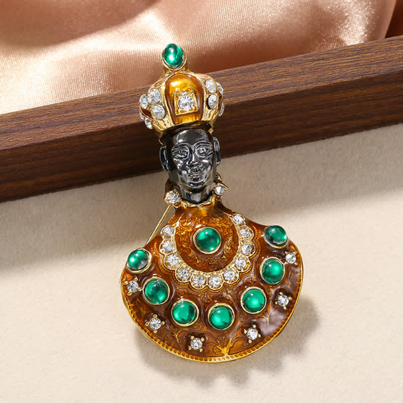 Unisex Mittelalter Große Ungewöhnliche Genie Kostüm Brosche