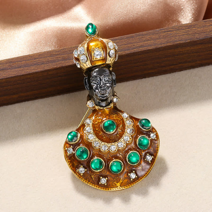 Unisex Mittelalter Große Ungewöhnliche Genie Kostüm Brosche