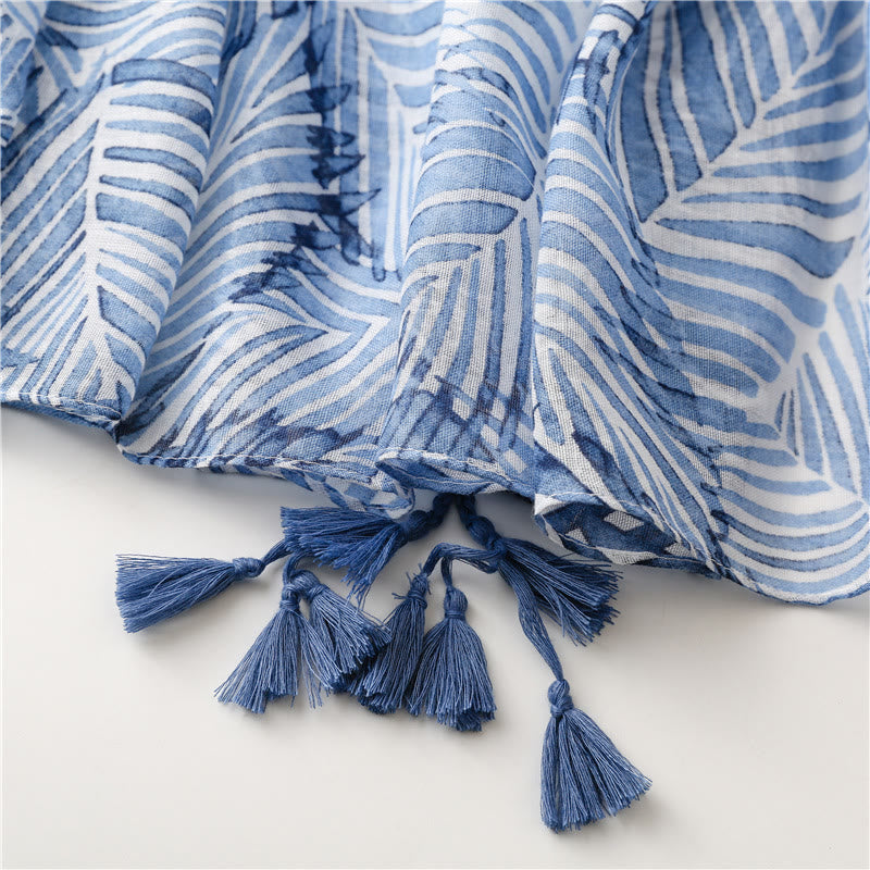 Leichter Schal für den Sommer und den Strand für Damen, dünn