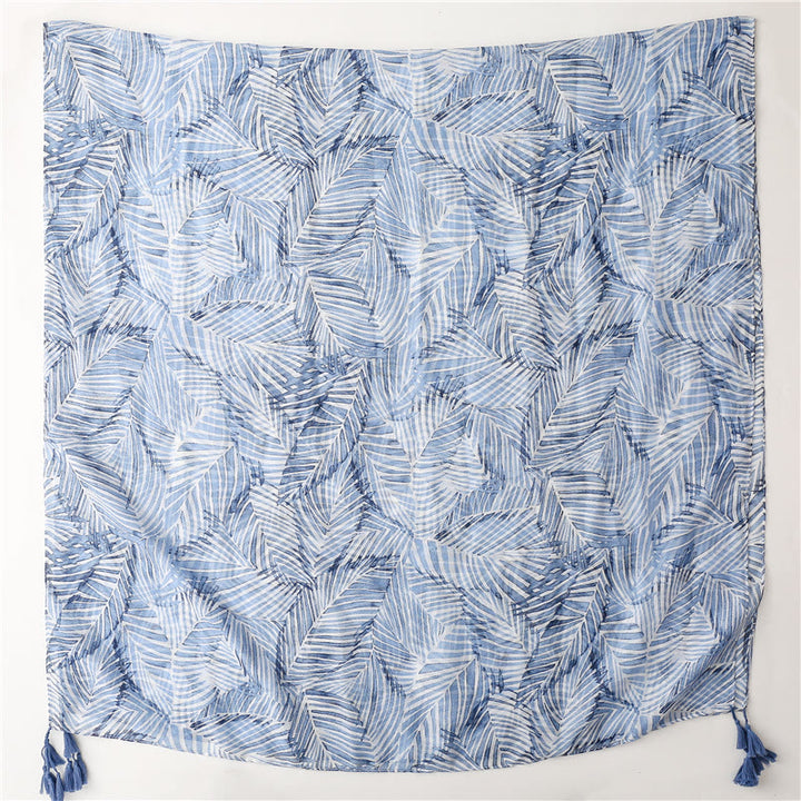 Leichter Schal für den Sommer und den Strand für Damen, dünn