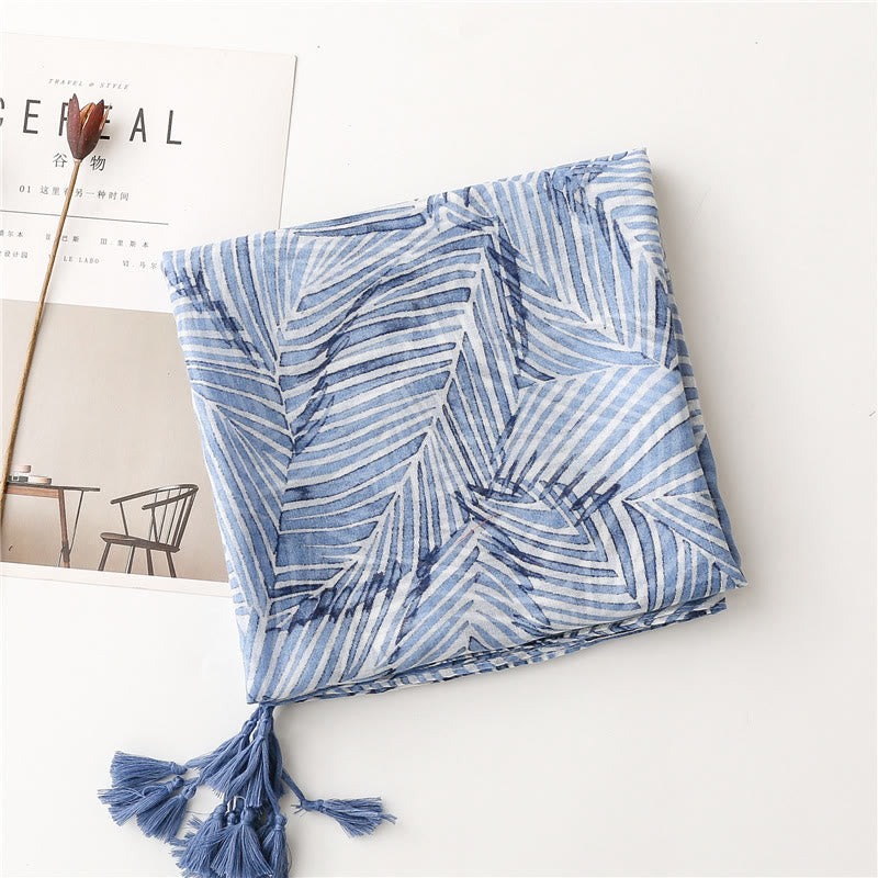 Leichter Schal für den Sommer und den Strand für Damen, dünn