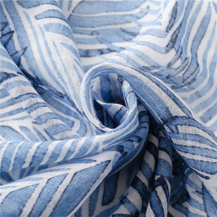 Leichter Schal für den Sommer und den Strand für Damen, dünn